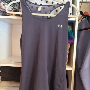 Under Armour Heat Gear Dark Purple Athletic Tank